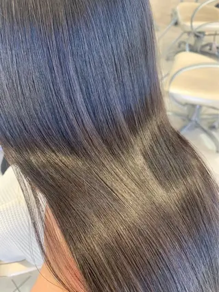 ロング カラー チョコレートカラー/ 𝐒𝐚𝐤𝐢のヘアスタイル