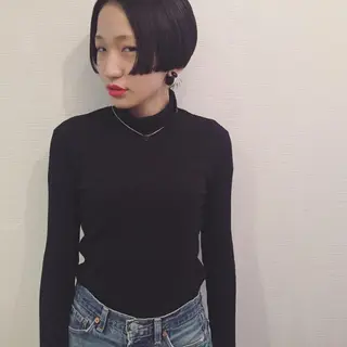 ショート カラー 池田 真由美のヘアスタイル