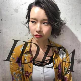 ロング カラー 韓国レイヤーカット 🧸ベージュカラーのヘアスタイル