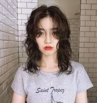 パーマ 海外風ニュアンス パーマ/たいきのヘアスタイル