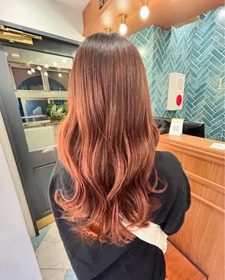ミディアム オリーブカラー/みづ き/ボブパーマ🤍のヘアスタイル
