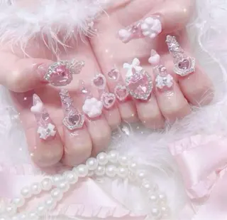 ネイル Lee Nails チップ長さだし専門店のネイルデザイン