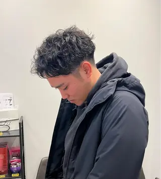 パーマ メンズ 吉川 陽菜のヘアスタイル