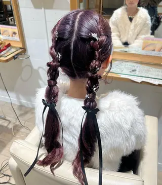 ロング ヘアアレンジ モデル募集 セイノチヒロのヘアスタイル