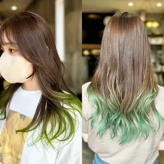 セミロング yoshihara yuukiのヘアスタイル