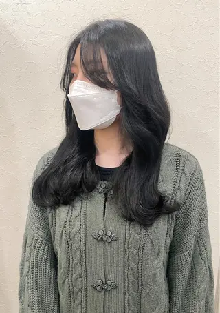 セミロング 星野 りゅうきのヘアスタイル