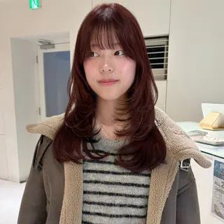 ロング haruko🎀⌇ レイヤーカットのヘアスタイル