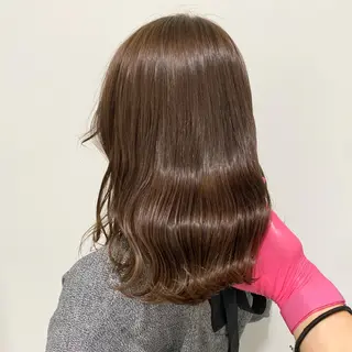 ミディアム カラー エフェクトブリーチ 🌟前澤啓太朗のヘアスタイル