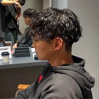パーマ メンズ 大人男子の メンズパーマのヘアスタイル