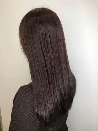 セミロング カラー 【透明感、艶髪】西村 有司のヘアスタイル