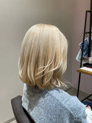 ミディアム カラー 山本 純平のヘアスタイル