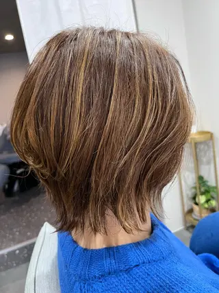 ショート カラー liL  hair サトウリョウタのヘアスタイル
