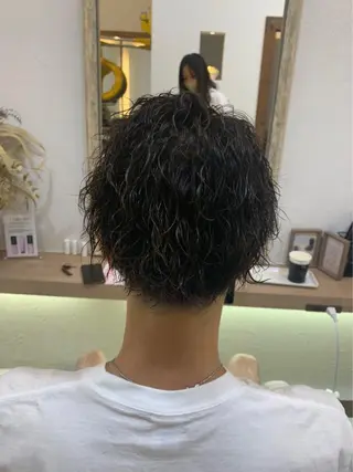 パーマ メンズ 縮毛矯正/髪質改善/ 艶髪ササキナツミのヘアスタイル