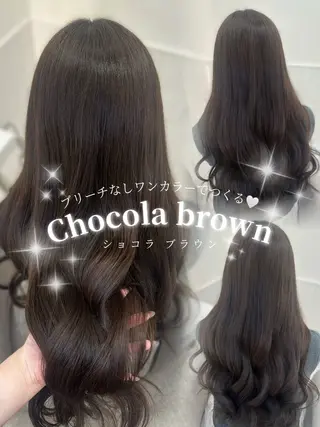 ロング カラー 🎀ちゃんりお🎀 /ブリーチなしカラーのヘアスタイル