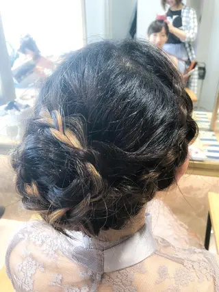 ロング ヘアアレンジ レイヤー×ヘッドスパ *保田遥*のヘアスタイル