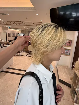 ショート ウルフカット/ ハッシュカット/山路のヘアスタイル