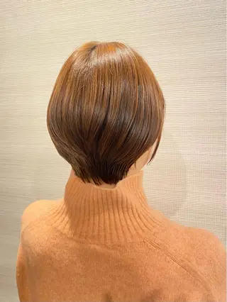 ショート カラー ‎🤍透明感カラー 【仙川】セリナ‎🤍のヘアスタイル