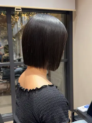 ショート 愛花/久屋大通/ 切りっぱなしボブのヘアスタイル