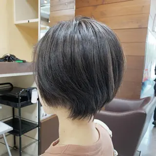 ショート カラー 似合わせ/前髪カット /店長   村上直也のヘアスタイル