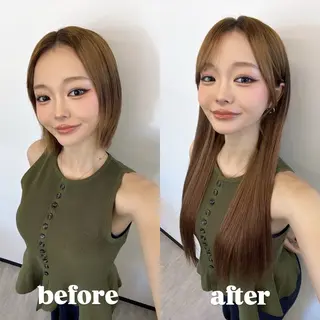 ロング BuzZ所属・西村 雄二/エクステのヘアスタイル