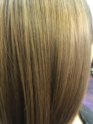 ミディアム カラー 桧山 真のヘアスタイル