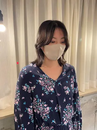 ミディアム カラー 海外レイヤー /NAGISAのヘアスタイル