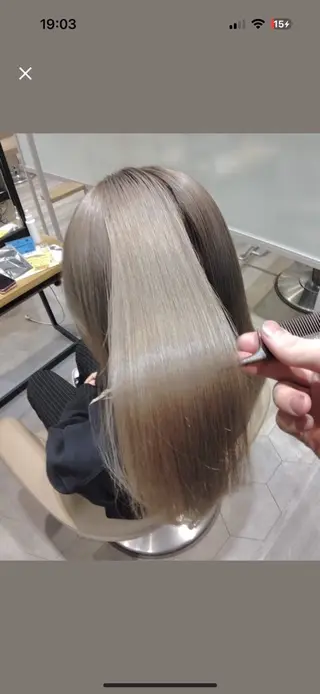 ロング カラー 髪質改善🫧 ミタセイヤのヘアスタイル