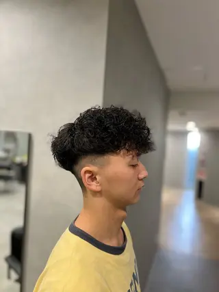 パーマ メンズ 大阪メンズパーマ/ 中崎町/森 大和のヘアスタイル