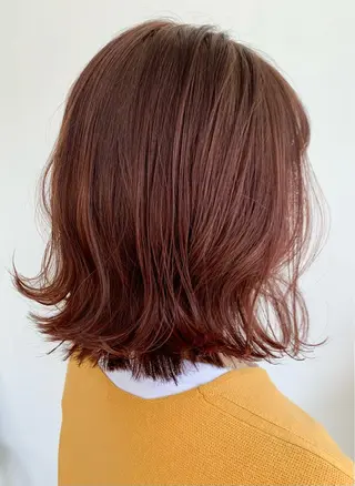 ミディアム フリーランス 美容師 cayocoのヘアスタイル