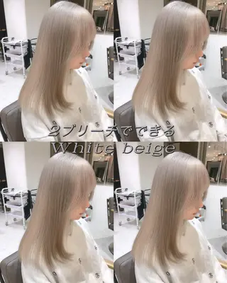 カラー 🌟透明感カラー× 小顔カット いっせいのヘアスタイル
