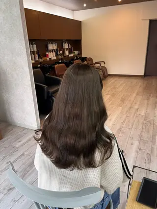 ロング カラー なぎは/似合わせ・ ナチュラルカラーのヘアスタイル