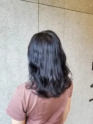 ロング カラー 🌿赤み消し/ 艶カラー落合 優🌿のヘアスタイル