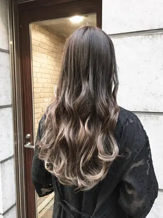 セミロング カラー パーマ ヘアアレンジ 👑指名率No.1 👑坂口飛翔のヘアスタイル