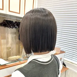 ショート ぱつっとボブ/ 小野あかねのヘアスタイル