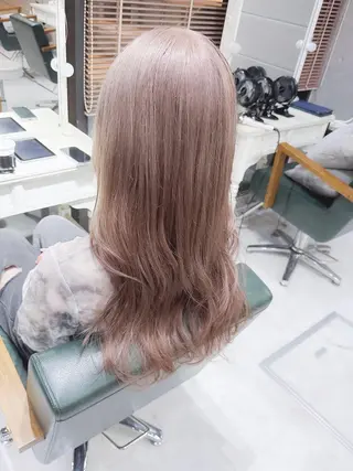 ヘアアレンジ ロング カラー Days 透明感カラーのヘアスタイル