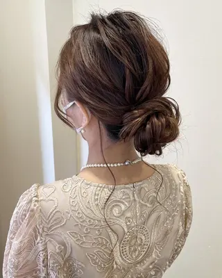 ロング ヘアアレンジ サソウ ユリエ🥥のヘアスタイル