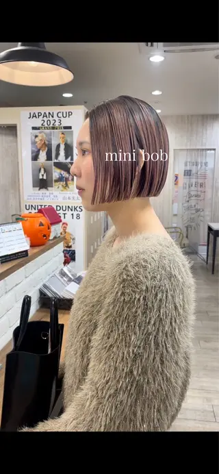 ショート カラー 初めてのショート お任せください✂️のヘアスタイル