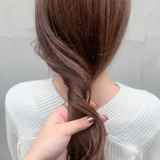 ミディアム カラー ヘアアレンジ ミニボブ/ブリーチ 🌈MISATOのヘアスタイル