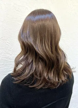 ミディアム カラー 髪質改善/縮毛矯正 鈴木裕介のヘアスタイル