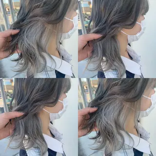 ミディアム 小澤 志穂のヘアスタイル