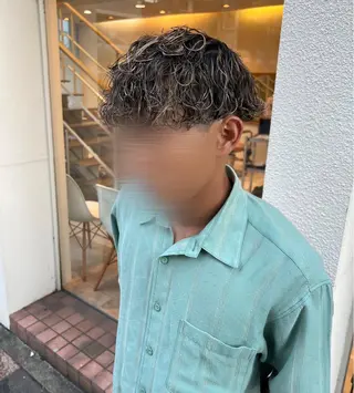 カラー パーマ メンズ Ore🫧タナカマヤ /柔らかい質感カラーのヘアスタイル