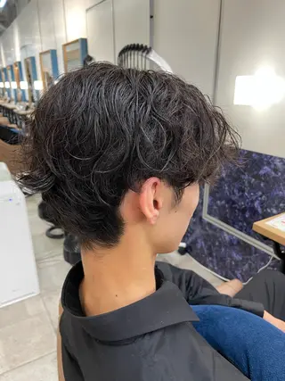 パーマ メンズ 🍒透明感カラー/ 艶カラー/さくら🍒のヘアスタイル