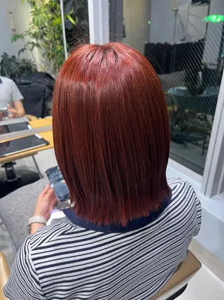 カラー 長谷川 ななこのヘアスタイル