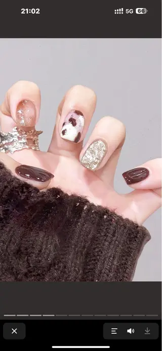 ネイル 💅パッマ ネイル AOIのマツエク・マツパデザイン