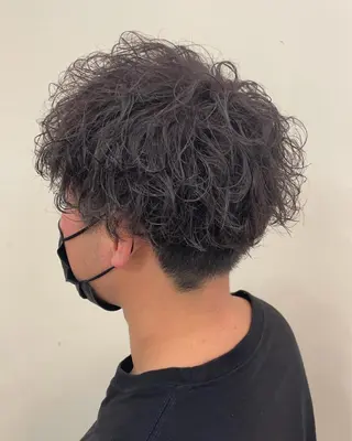 カラー パーマ メンズ 大住 京平のヘアスタイル