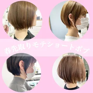 ショート ショート&ボブ井上 菜樹のヘアスタイル