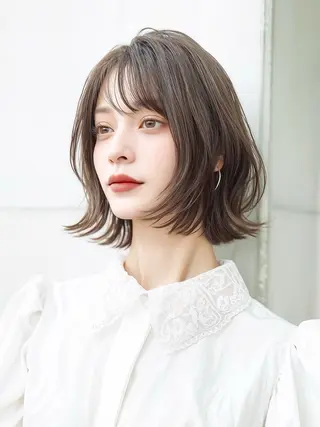 ショート カラー 🌬️attrait 髪質改善/個室サロンのヘアスタイル