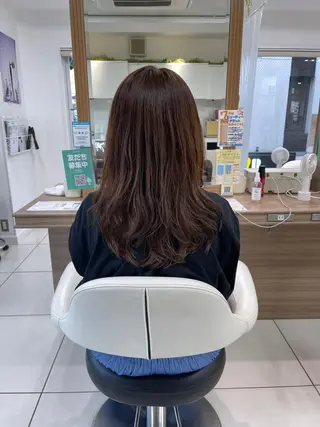 ロング 藤原 亜美🤍のヘアスタイル