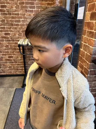 ショート メンズ キッズ 久木原 ゆりのヘアスタイル