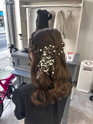 ヘアアレンジ 楢本 莉子のヘアスタイル